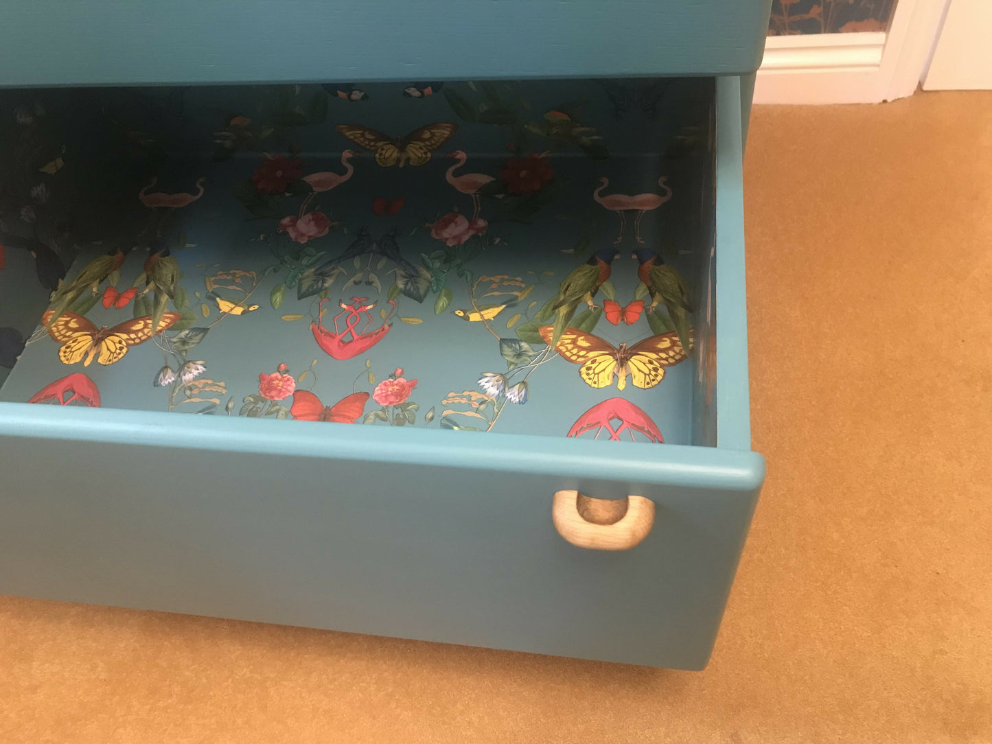 Hand Painted Two Drawer Chest of Drawers