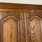 Wardrobe Vintage French Style Five Door Carved Large Storage Armoire LOT 4987