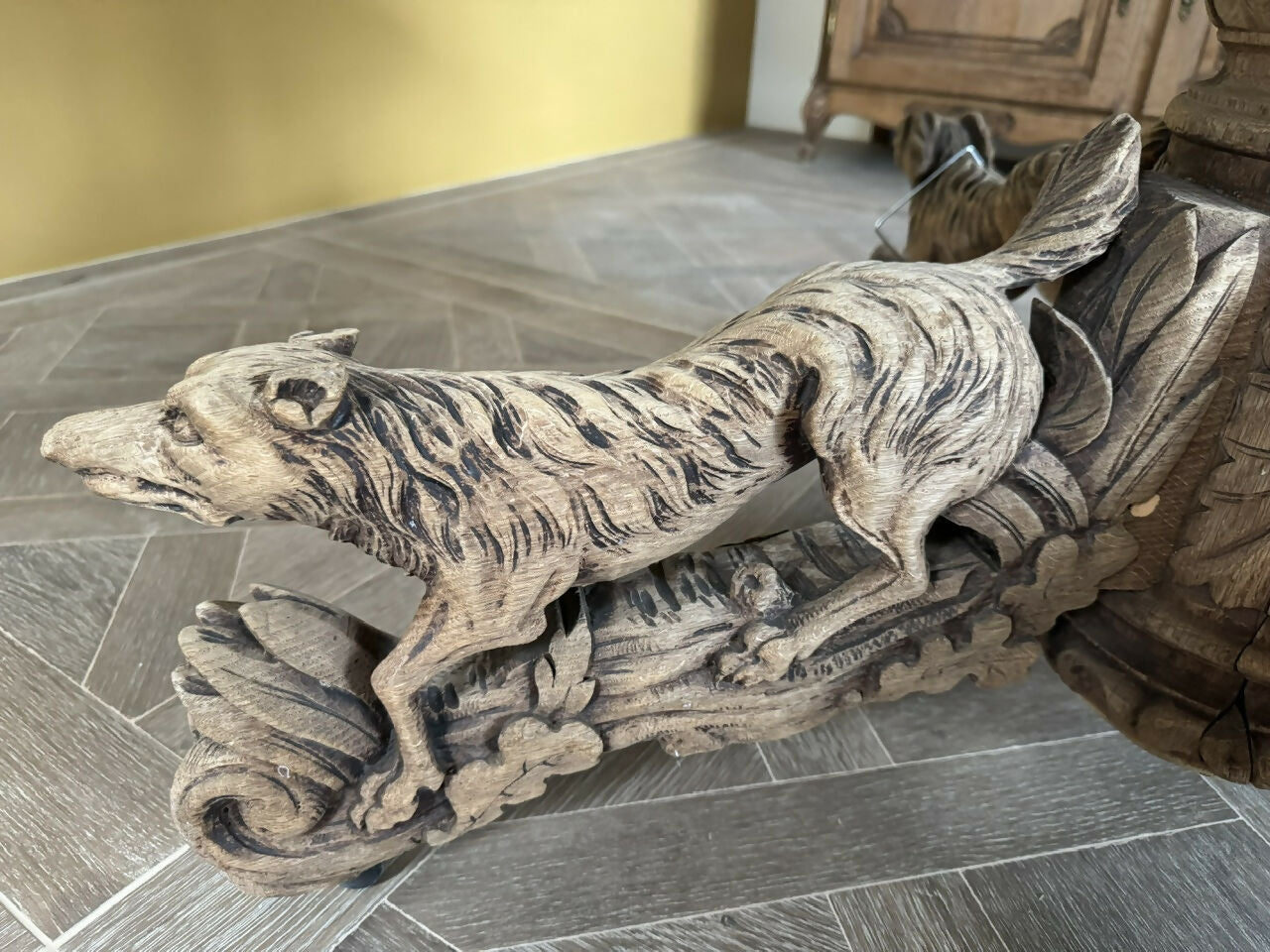 Wonderful French Oak Hunting Centre Table
