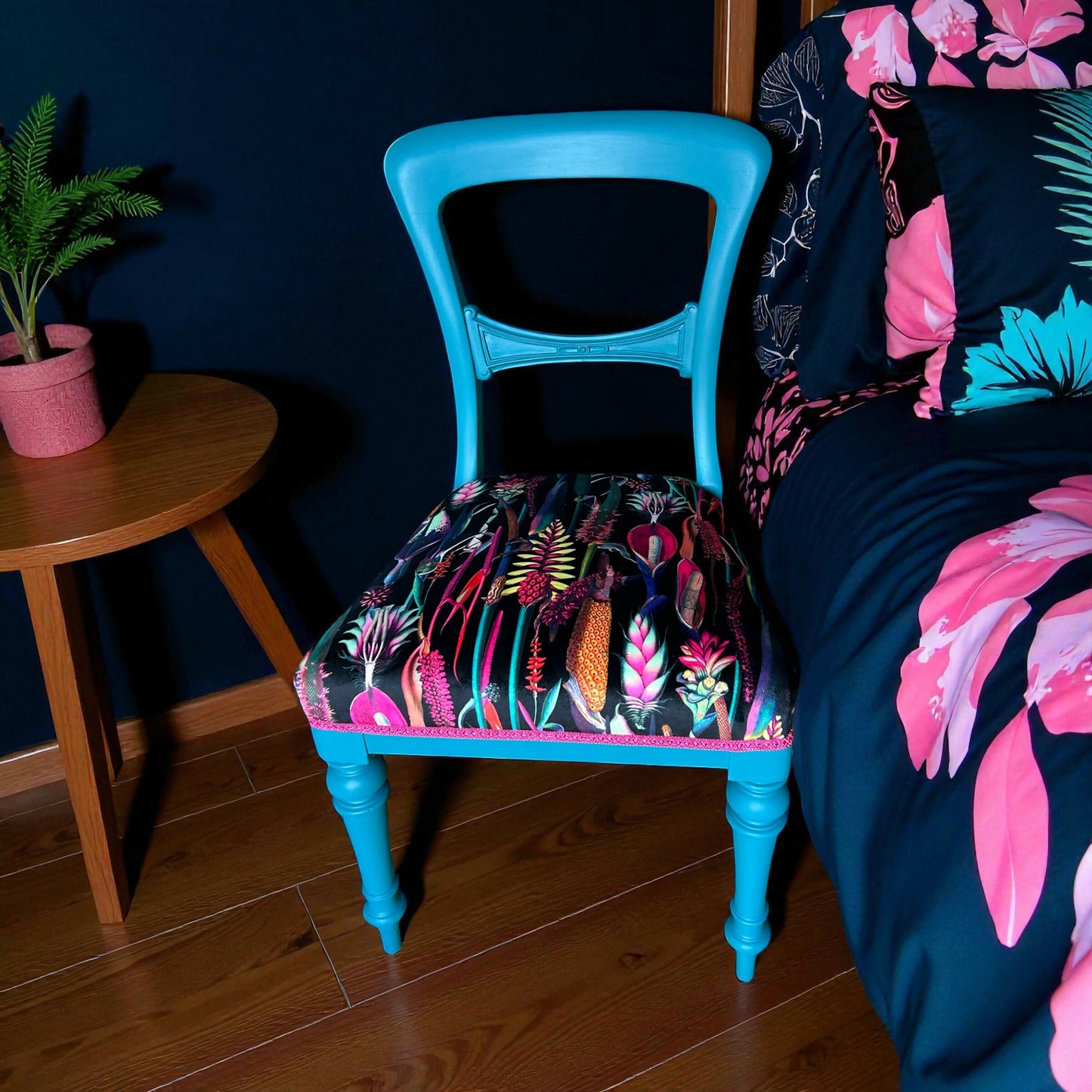 Teal occasional chair