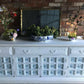 Large Vintage Sideboard/White Distressed Sideboard/Large Vintage Sideboard/Coastal Sideboard/Painted Toledo Sideboard