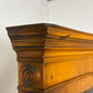 Reproduction Yew Concave Corner Cabinet