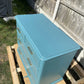 Deep Blue Serenity Chest – Golden Details for a Touch of Luxury