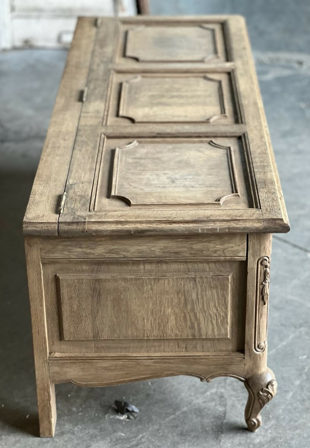 Pretty French Oak Coffer, 1800s
