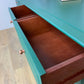 Refurbished vintage Stag Minstrel large captains Chest of drawers, green, dresser, sideboard, mid century