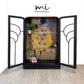 Made To Order Art deco display cabinet, Gustav Klimt The Kiss, vintage sideboard, glass cocktail cabinet, drinks cabinet