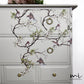 Vintage Stag Minstrel 7 drawer tallboy chest of drawers in a cream with blossom flight , dresser, neutral, beige