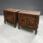 Vintage Oak French Provincial style bedsides cupboards by Century furniture