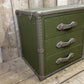 Bespoke hand dyed tailored luxury tv unit