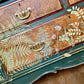 Chest of Drawers Green Botanical style