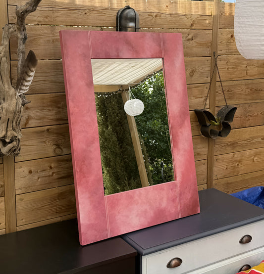 The Dianthus Wall Mirror - Recreated & re-loved hardwood and MDF framed wall mirror