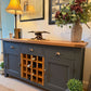Luxury Oak Wine Rack Sideboard