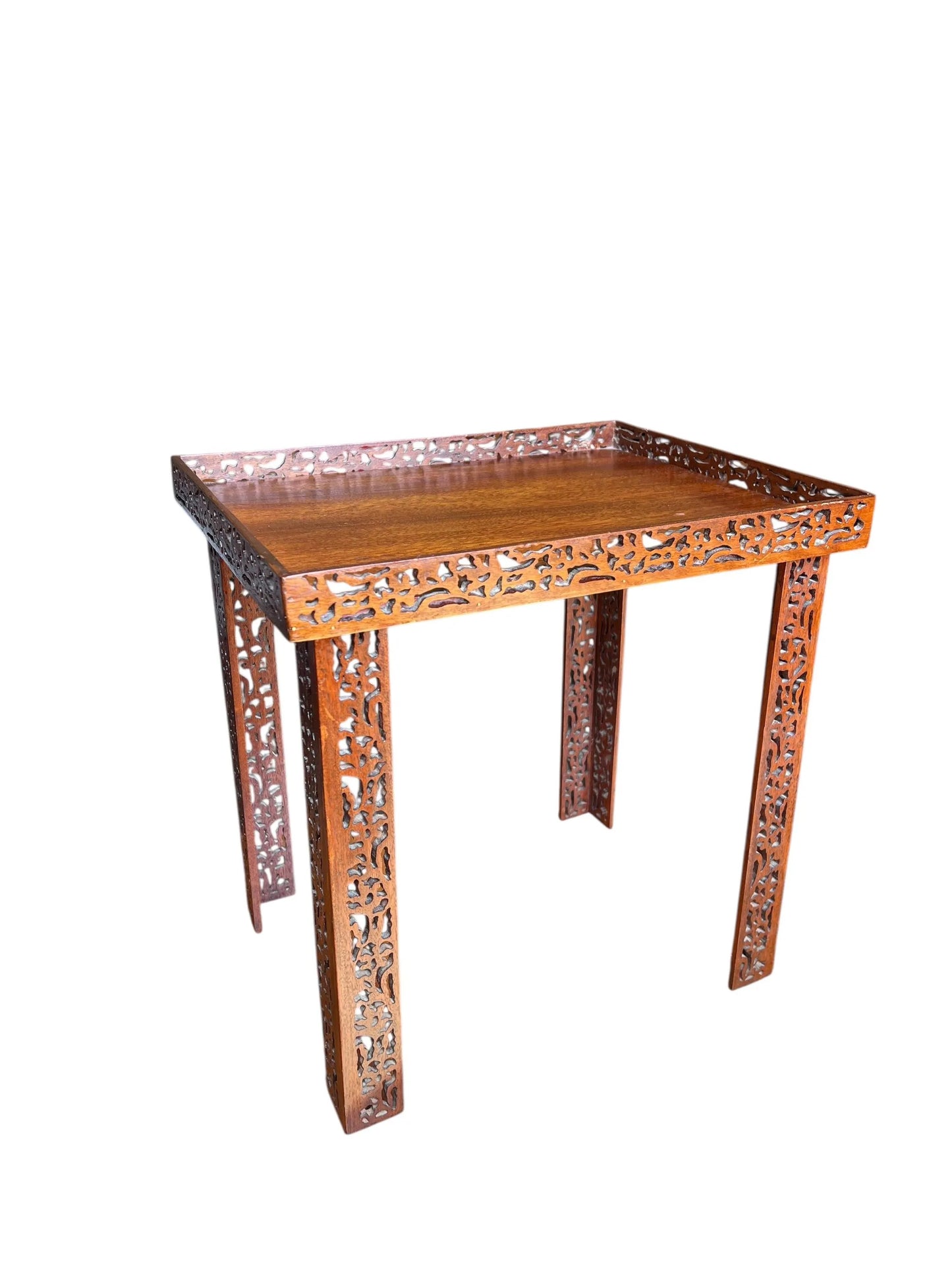 20th Century vintage Chinese Chippendale style small table