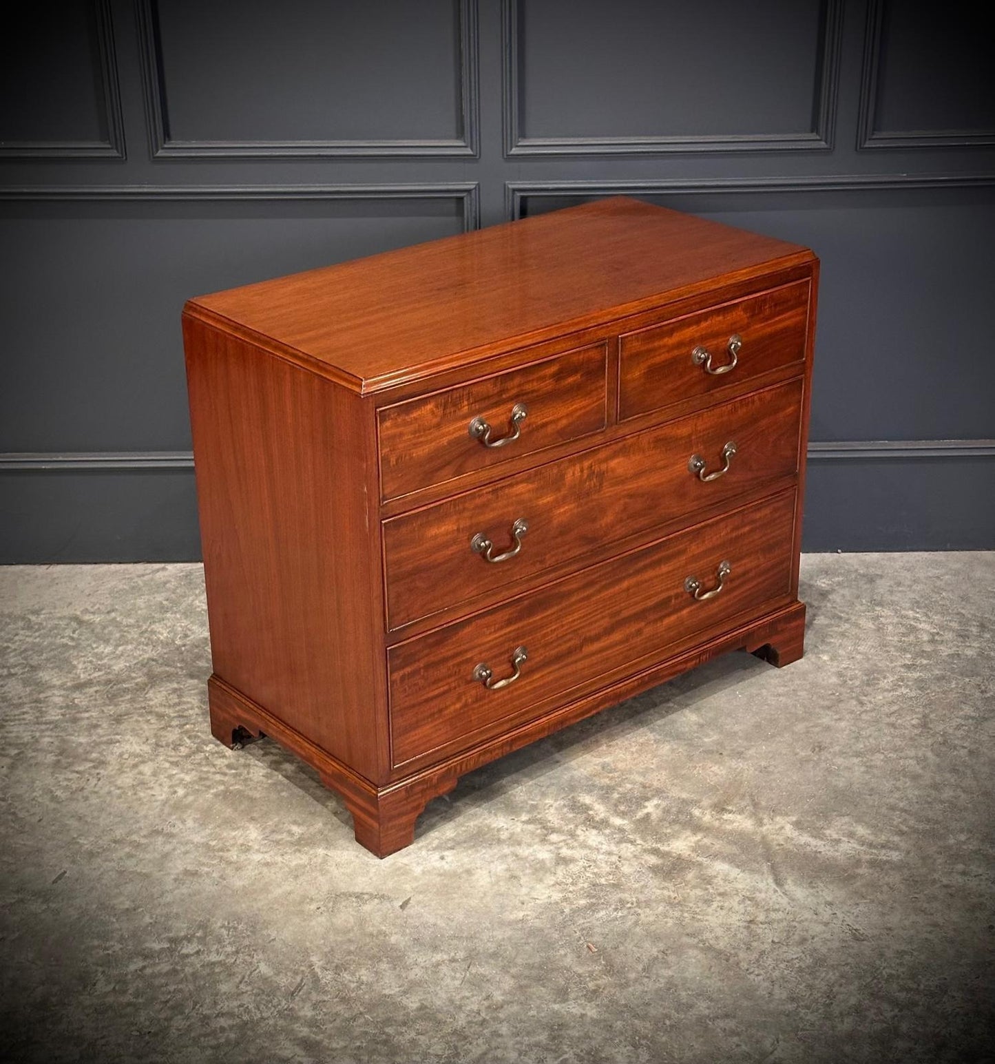 Small Vintage Mahogany Chest Of Drawers