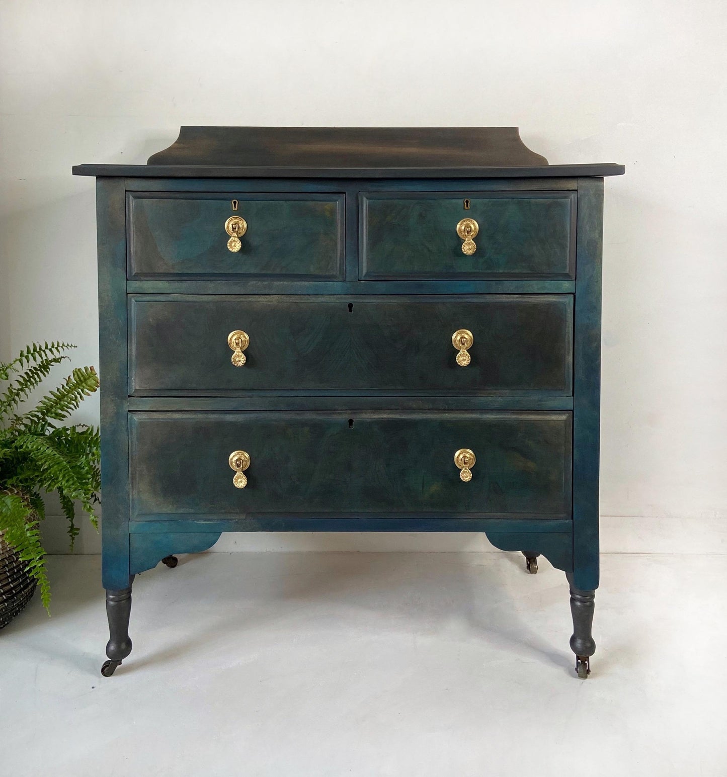 Hand Painted Vintage Furniture | Bespoke Furniture Painting | Commission Example