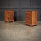 Pair Of Walnut Vintage Bedside Night Stands, 1900s
