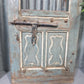 Vintage Pair of Rustic Indian Wooden Iron Doors Garden Gates Room Divider Screen