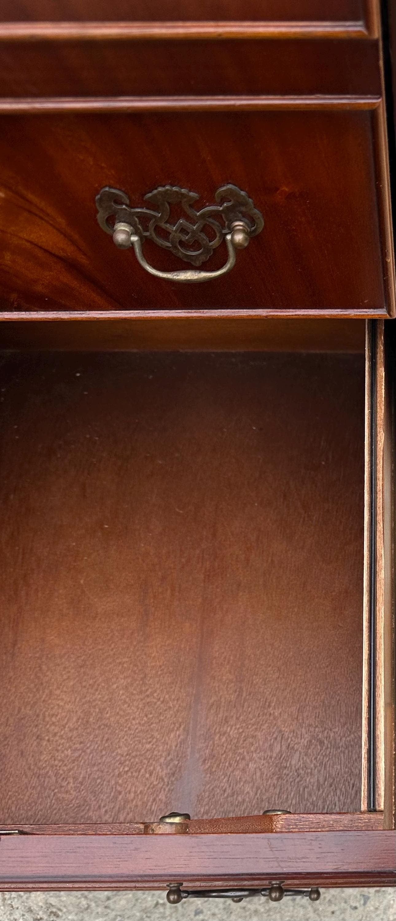 Vintage Tall Georgian style Mahogany filing cabinet drawers