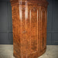 Large Victorian Bow Front Walnut Art Deco Wardrobe