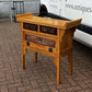 Oriental Console Table With 2 Drawers And A Cupboard.