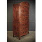 Rare Regency Bow Front Vintage Tallboy Chest On Chest