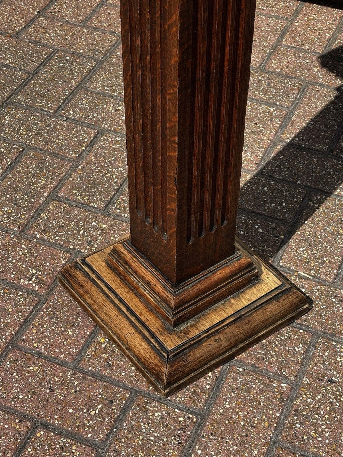 Edwardian Oak Plant Stand, 21st Century