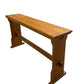Vintage English Oak Arts & Crafts period bench seat