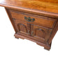 Vintage Cherry wood bedside chest of drawers cupboards