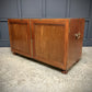 Rare Teak Military Campaign Side Cabinet