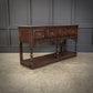 Rustic Oak Vintage Sideboard
