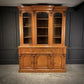 Large Vintage Early Victorian Breakfront Oak Bookcase