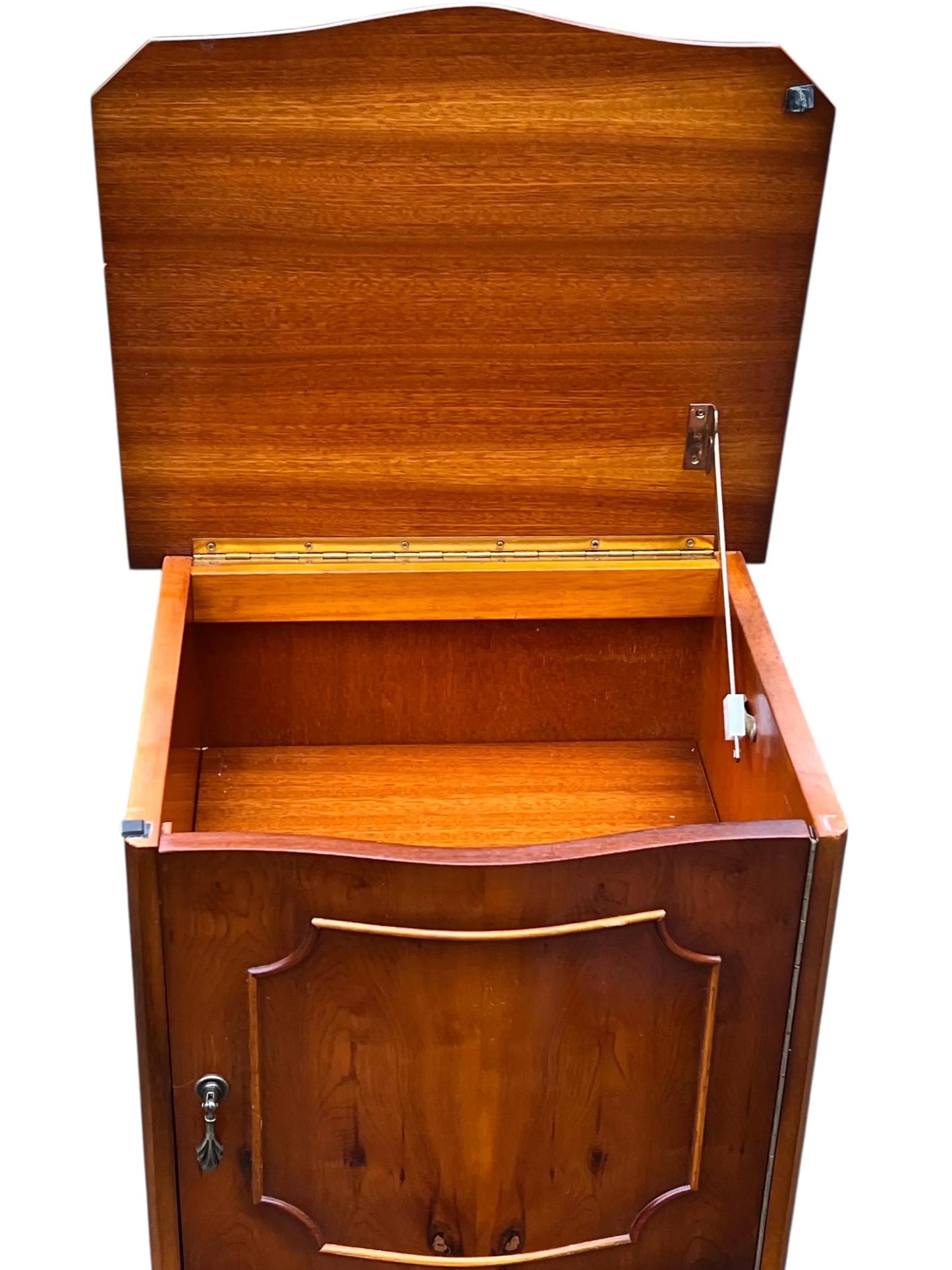 Vintage Georgian style Yew media unit / bedside chest