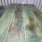 Green Vintage Rustic Indian Solid Wooden Desk Console Hallway Kitchen Island Table