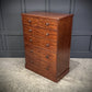 Vintage Victorian Mahogany Chest Of Drawers
