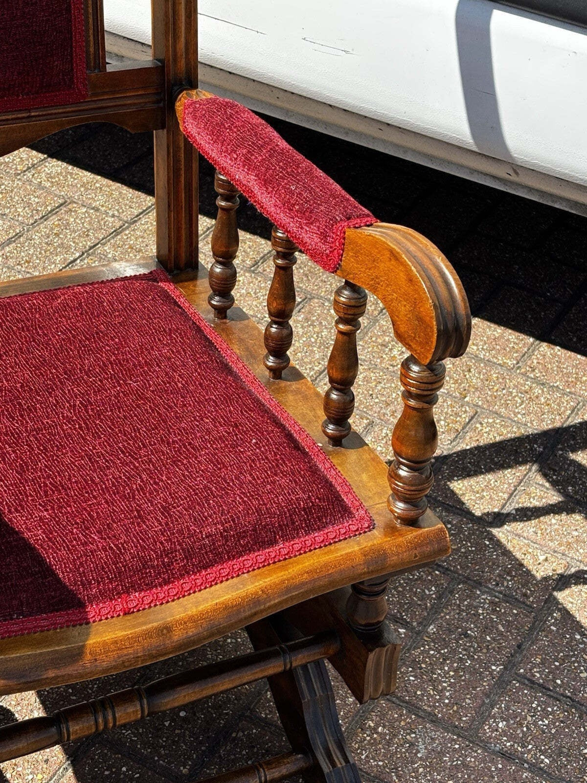 Vintage Victorian Rocking Chair, 1800s
