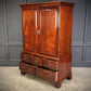 Georgian Mahogany Vintage Gentlemans Wardrobe
