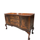Vintage Georgian revival Walnut sideboard cabinet