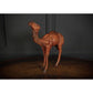 Vintage Leather Camel Ornament