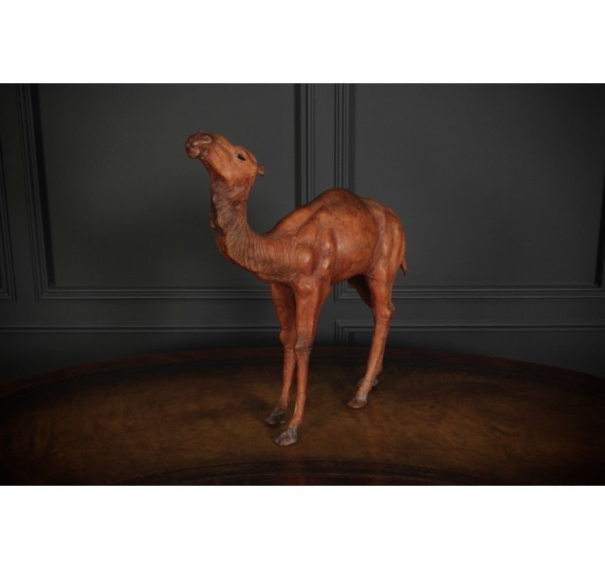 Vintage Leather Camel Ornament