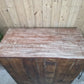 Vintage Wooden House Keepers Linen Cupboard Sideboard Tv Unit