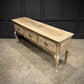 18th Century Carved Oak Dresser Base Carved Vintage Sideboard
