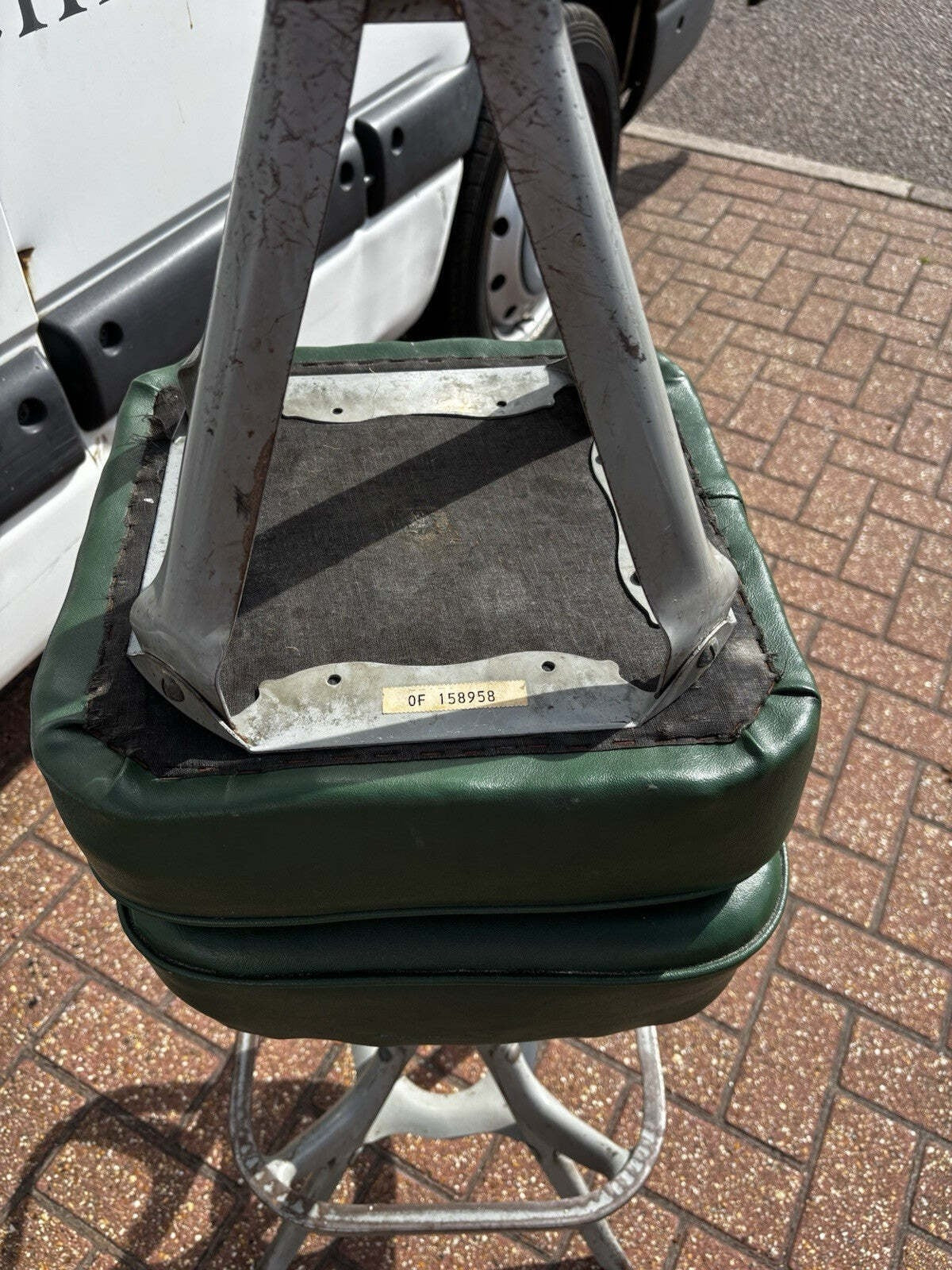 Pair Of Retro Evertaut Industrial Metal Stools