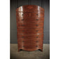 Rare Regency Bow Front Vintage Tallboy Chest On Chest