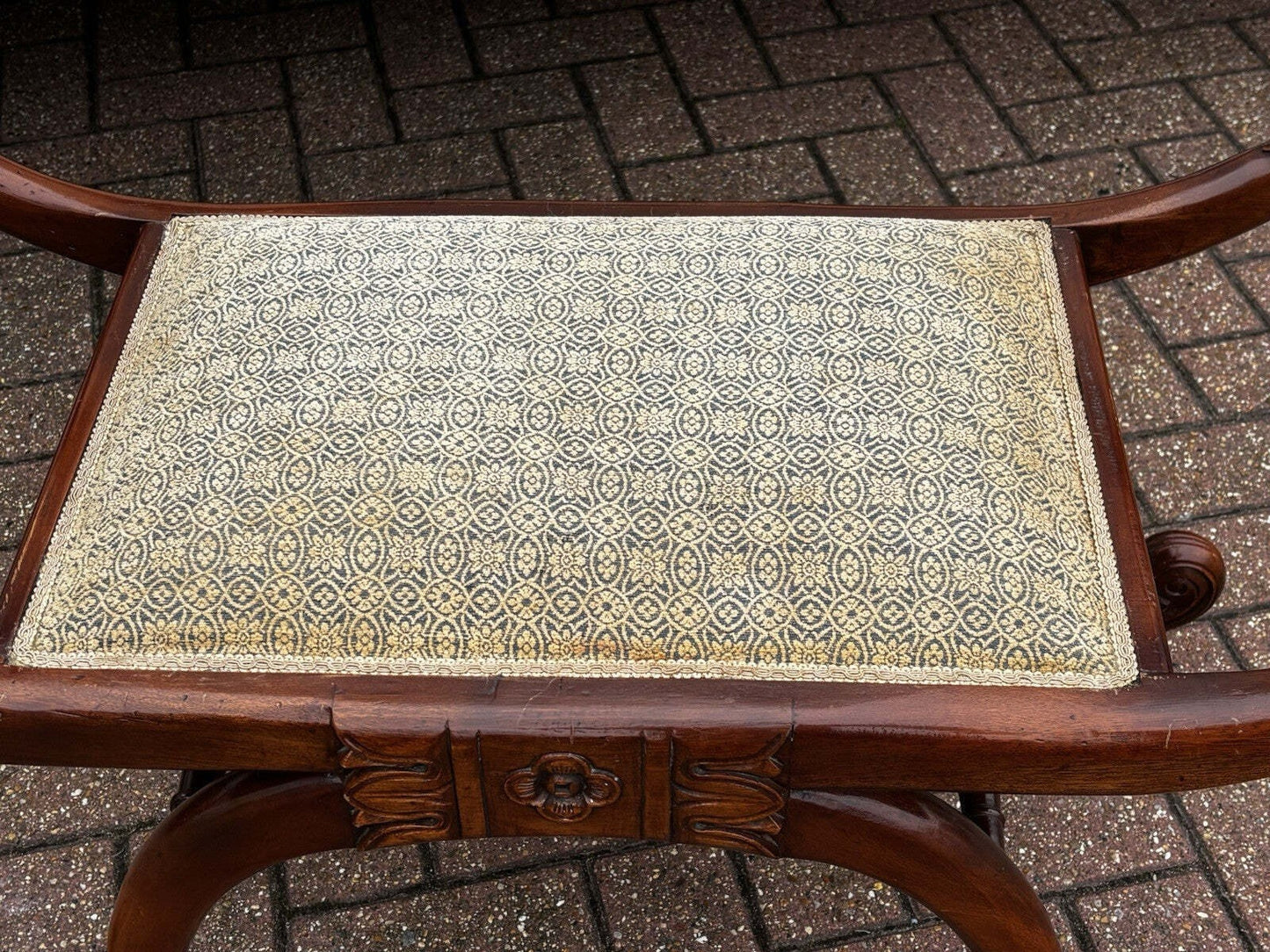 Vintage Stylish Stool / Window Seat