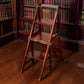Victorian Vintage Metamorphic Mahogany Chair That Folds Over Into Library Steps