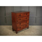 2 Piece Anglo Indian Large Vintage Military Chest Of Drawers