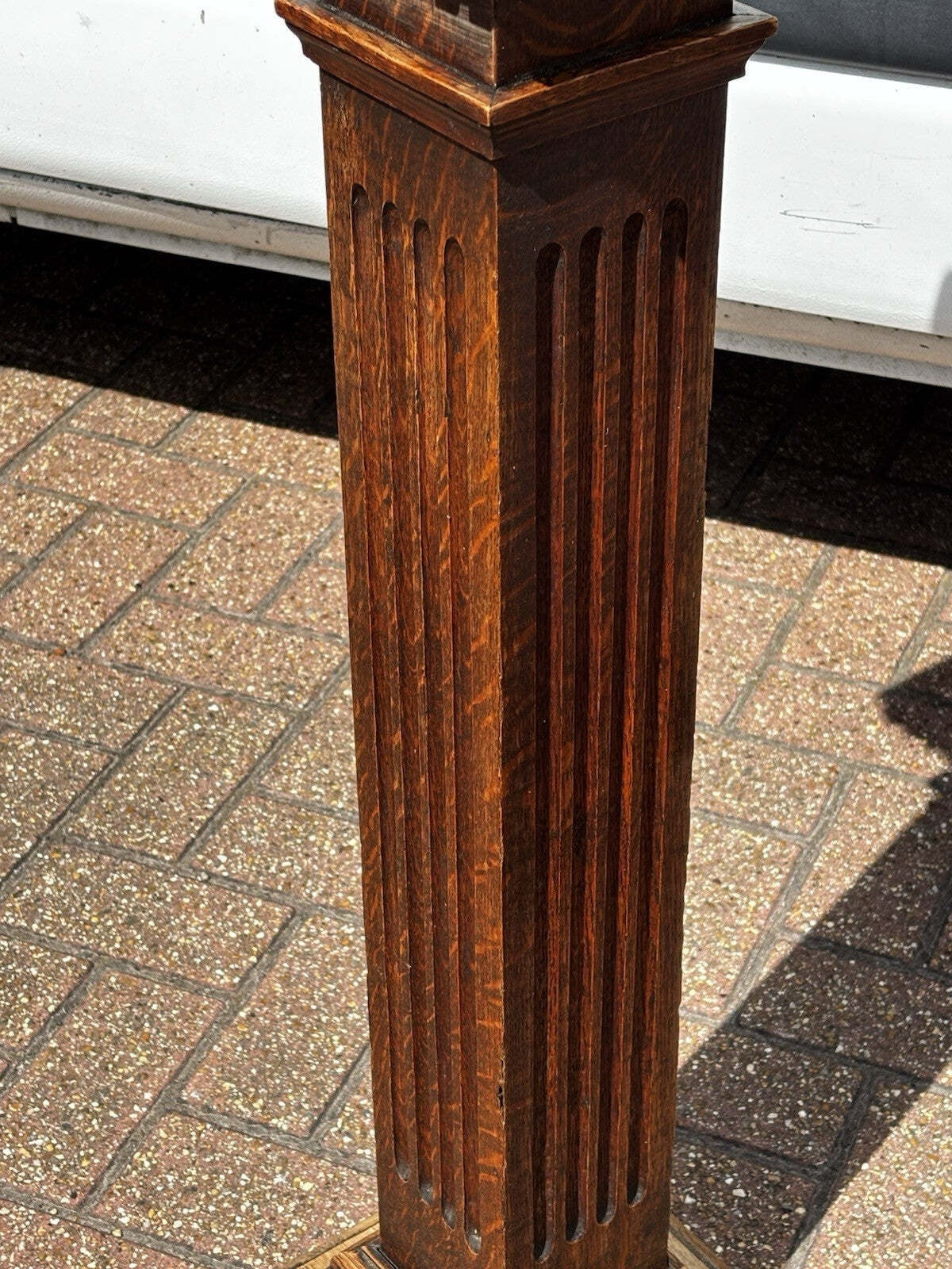 Edwardian Oak Plant Stand, 21st Century