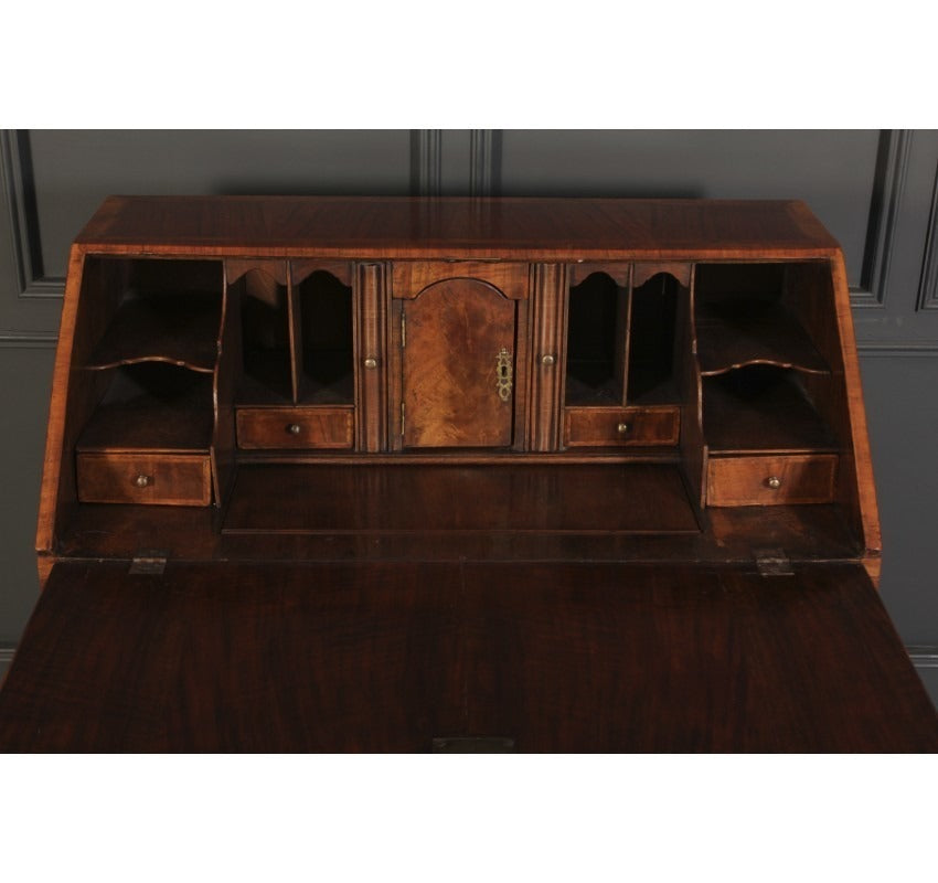Queen Anne Walnut Writing Bureau, 1700s