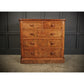 Vintage Victorian Burr Oak Chest Of Drawers