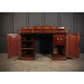 Flame Mahogany Vintage Pedestal Sideboard